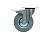 Колесо поворотное серая резина SCB 63 f 160 мм с тормозом по ценам производителя в Воронеже с доставкой по всей России