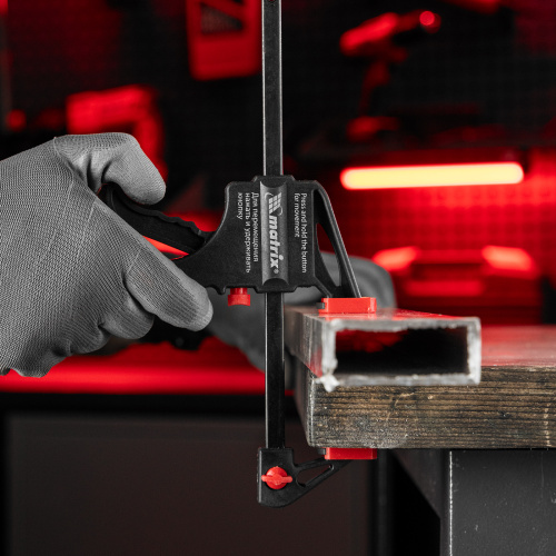 Струбцина универсальная F-образная, 150 х 265 х 45 мм, пластмассовый корпус Matrix по ценам производителя в Воронеже с доставкой по всей России