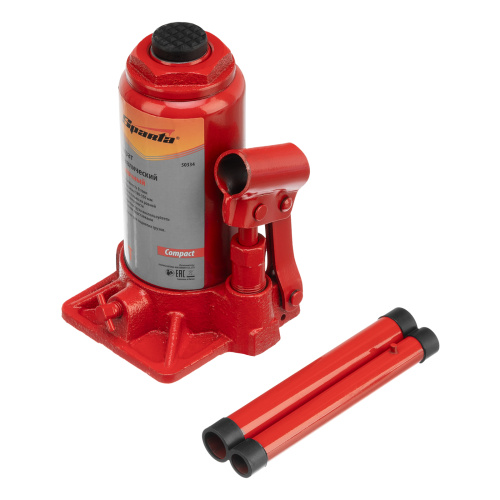 Домкрат гидравлический бутылочный 8 т, h подъема 180-350 мм Sparta Compact по ценам производителя в Воронеже с доставкой по всей России