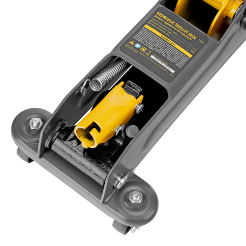 Домкрат гидравлический подкатной, 2 т, 135-385 мм Denzel по ценам производителя в Воронеже с доставкой по всей России