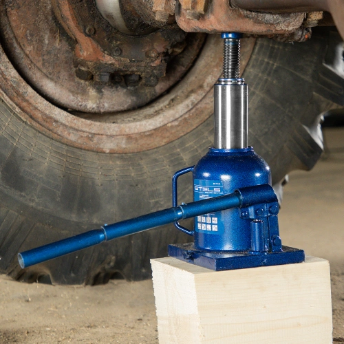 Домкрат гидравлический бутылочный телескопический, 10 т, H подъема 170-430 мм Stels по ценам производителя в Воронеже с доставкой по всей России