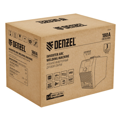 Аппарат инвертор. дуговой сварки SDR-185 Ultra, 180 А, ПВ 60% Denzel по ценам производителя в Воронеже с доставкой по всей России