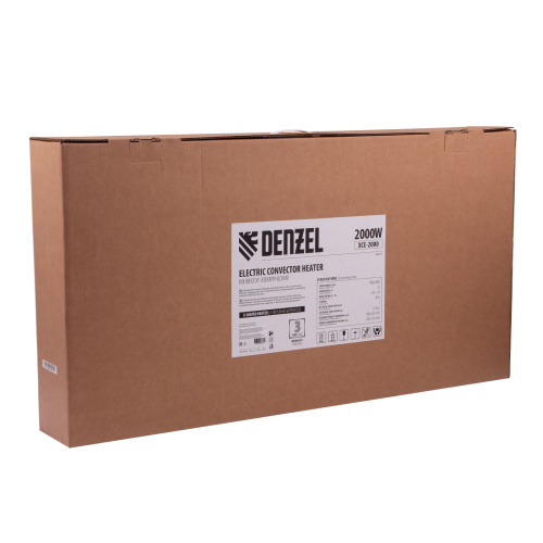 Конвектор электрический XCE-2000, 230 В, 2000 Вт, X-образный нагреватель Denzel по ценам производителя в Воронеже с доставкой по всей России