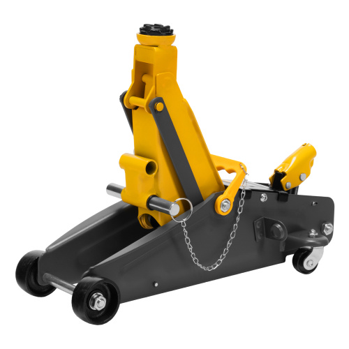 Домкрат гидравлический подкатной с фиксатором, 2,8 т, 135-385 мм Denzel по ценам производителя в Воронеже с доставкой по всей России