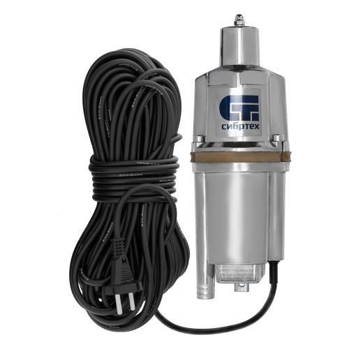 Вибрационный насос СВН300Н-15, нижний забор, 300 Вт, напор 75 м, 1200 л/ч, кабель 15 м Сибртех по ценам производителя в Воронеже с доставкой по всей России
