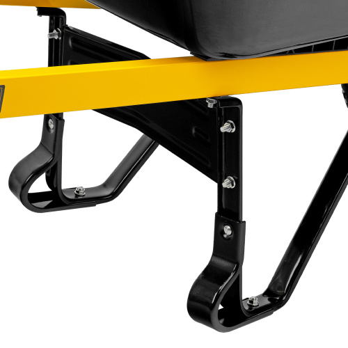 Тачка строительная, усиленная, объем 140 л, 230 кг, колесо 15х6.00-6 Denzel по ценам производителя в Воронеже с доставкой по всей России