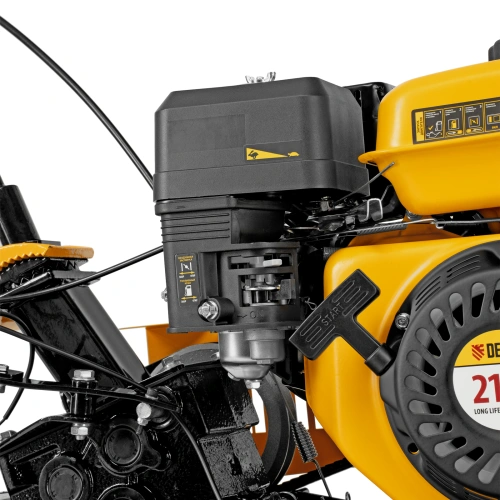 Мотоблок DPT-370S, 7 л.с., ремен.сцеп, фрез 3х4, ШОМ, передачи 3В/1Н Denzel по ценам производителя в Воронеже с доставкой по всей России