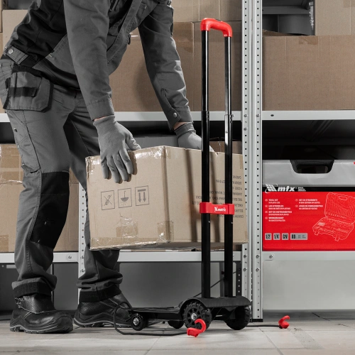 Тележка хозяйственная, складная, 4 колесная, грузоподъемность 40 кг Matrix по ценам производителя в Воронеже с доставкой по всей России