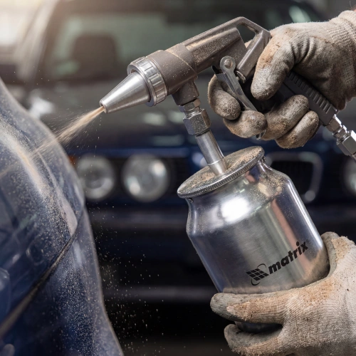 Пистолет пескоструйный с нижним бачком, пневматический Matrix по ценам производителя в Воронеже с доставкой по всей России