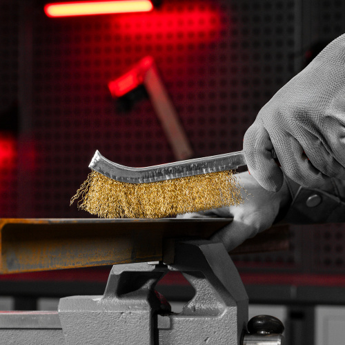 Набор щеток для дрели, 3 шт, 1 плоская, 65 мм, 50 мм "чашка", ручная металлическая Matrix по ценам производителя в Воронеже с доставкой по всей России