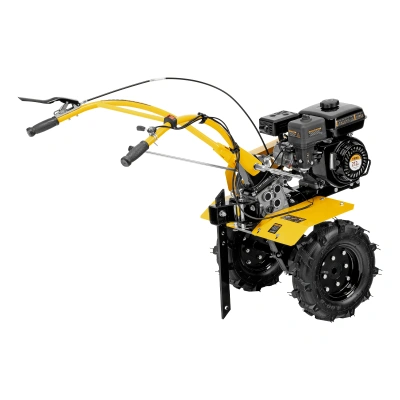 Мотоблок DPT-170, 7 л.с., ремен.сцеп, шир 85 см, глуб 35 см,фрез 3х3,ШОМ,скор 2В/1Н,кол 8" Denzel по ценам производителя в Воронеже с доставкой по всей России