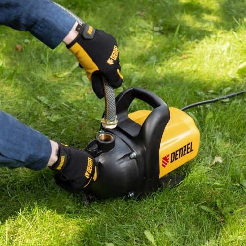 Садовый поверхностный насос GP 600, 600 Вт, 3000 л/ч, подъем 35 м, пластик Denzel по ценам производителя в Воронеже с доставкой по всей России