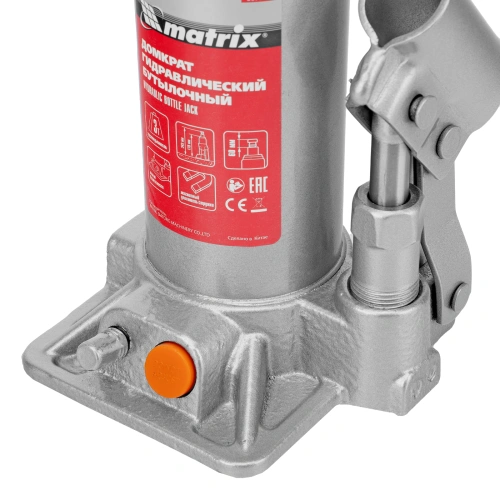 Домкрат гидравлический бутылочный, 3 т, h подъема 178-343 мм, в пластиковом кейсе Matrix по ценам производителя в Воронеже с доставкой по всей России
