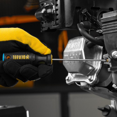 Отвертка, SL3х100 мм, S2, 3к рукоятка Denzel по ценам производителя в Воронеже с доставкой по всей России