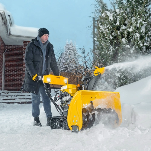 Бензиновая снегоуборочная машина SBL 711DT PRO, 420cc, гусеницы, эл.старт, блок. дифф. Denzel по ценам производителя в Воронеже с доставкой по всей России