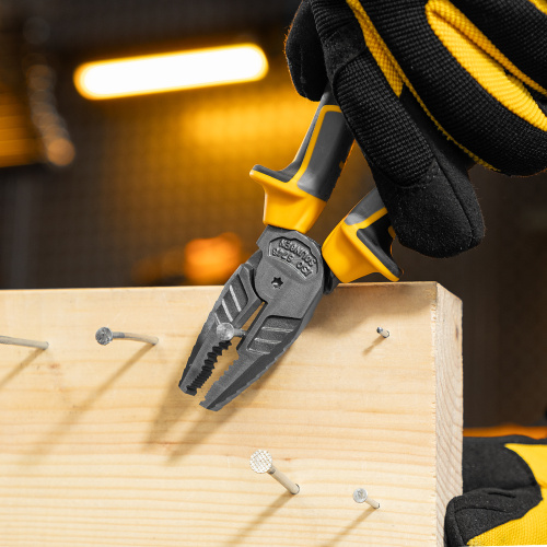 Плоскогубцы комбинированные 180 мм, трехкомпонентные рукоятки Denzel по ценам производителя в Воронеже с доставкой по всей России