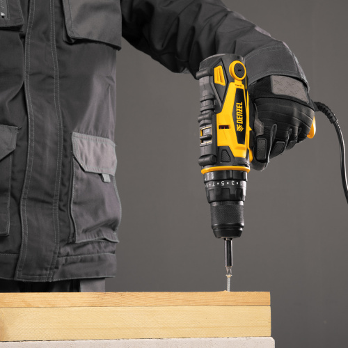 Дрель-шуруповерт сетевая ударная ISD-300-13 Denzel по ценам производителя в Воронеже с доставкой по всей России