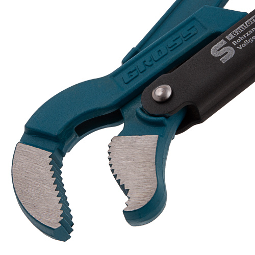 Ключ трубный рычажный 1.5, №2, цельнокованый, CrV, тип "S" Gross по ценам производителя в Воронеже с доставкой по всей России