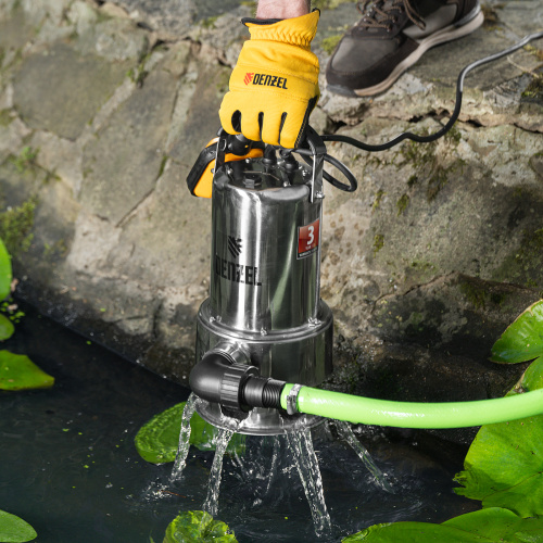 Дренажный насос DPL800X, 800 Вт, подъем 7 м, 16500 л/ч Denzel по ценам производителя в Воронеже с доставкой по всей России