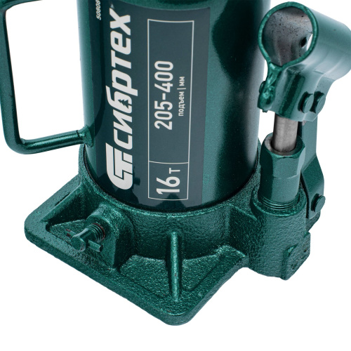 Домкрат гидравлический бутылочный, 16 т, 205-400 мм Сибртех по ценам производителя в Воронеже с доставкой по всей России