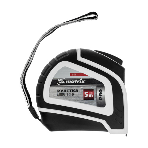 Рулетка Autostop,5 м х 19 мм,двухкомпонентный корпус,автоматическая фиксация,Pro Matrix по ценам производителя в Воронеже с доставкой по всей России