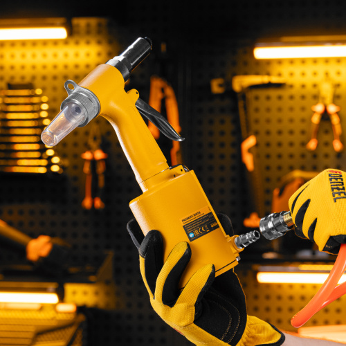 Пневматический заклепочник PR4, 2,4-4,8 мм Denzel по ценам производителя в Воронеже с доставкой по всей России