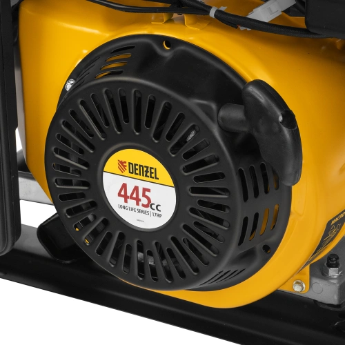 Генератор бензиновый PS 80 EA, 8.0 кВт, 230 В, 25 л, коннектор автоматики, электростартер Denzel по ценам производителя в Воронеже с доставкой по всей России