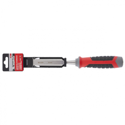 Долото-стамеска, 18 мм, 60 CrV, трехкомпонентная обрезиненная рукоятка Matrix по ценам производителя в Воронеже с доставкой по всей России