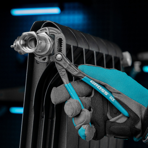 Клещи переставные, кнопочный механизм, обливные рукоятки, 180 мм Gross по ценам производителя в Воронеже с доставкой по всей России