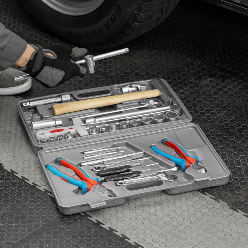 Набор слесарно-шоферского инструмента "Универсал-2", пластиковый бокс (НИЗ) по ценам производителя в Воронеже с доставкой по всей России
