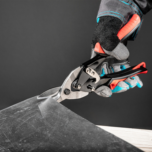 Ножницы по металлу, 250 мм, левые, обрезиненные рукоятки Matrix по ценам производителя в Воронеже с доставкой по всей России