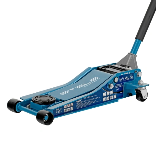 Домкрат гидравлический подкатной, быстрый подъем, 3т Low Profile Quick, 75-515 мм, профессиональный Stels по ценам производителя в Воронеже с доставкой по всей России