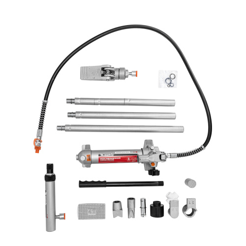 Растяжка гидравлическая, 4 т, набор из 17 предметов, 7 сменных насадок, в пластиковом кейсе Matrix по ценам производителя в Воронеже с доставкой по всей России