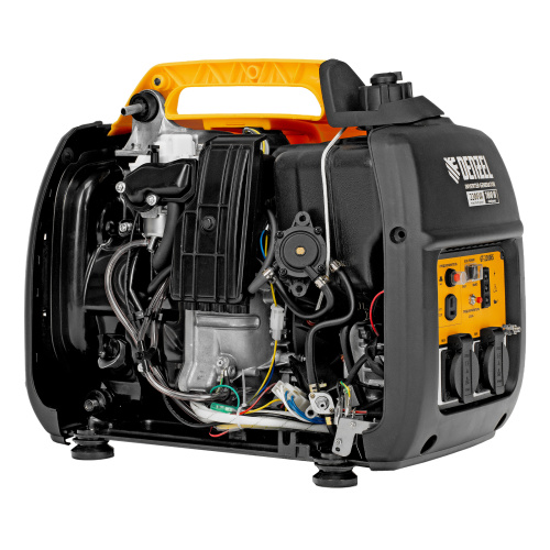 Генератор инверторный GT-2200iS, 2.2 кВт, 230 В, бак 4 л, закрытый корпус, ручной старт Denzel по ценам производителя в Воронеже с доставкой по всей России