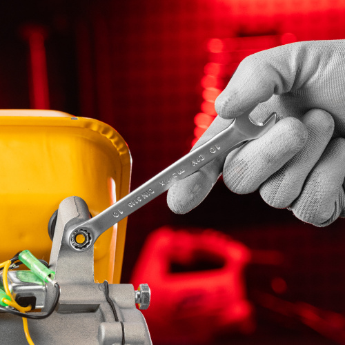 Ключ комбинированный, 10 мм, CrV, матовый хром Matrix по ценам производителя в Воронеже с доставкой по всей России