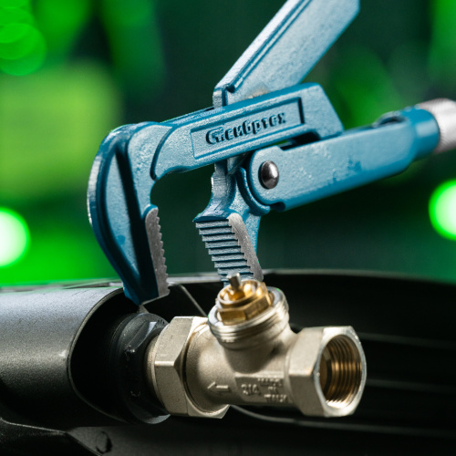 Ключ трубный рычажный №2, 1.5", литой, тип "L" Сибртех по ценам производителя в Воронеже с доставкой по всей России