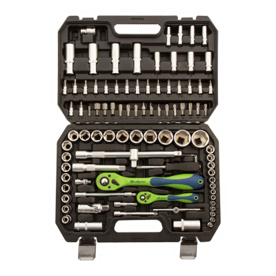 Набор инструментов 94 предмета, CrV, 1/2", 1/4" Сибртех по ценам производителя в Воронеже с доставкой по всей России