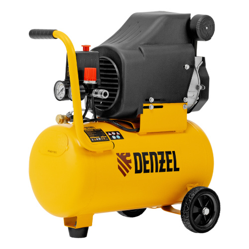 Компрессор воздушный DLC1300/24 безмасляный 1.3 кВт, 24 литра, 206 л/мин Denzel по ценам производителя в Воронеже с доставкой по всей России