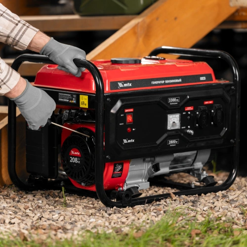 Генератор бензиновый RS-4000, 3,3 кВт, 230В, ручной стартер MTX по ценам производителя в Воронеже с доставкой по всей России