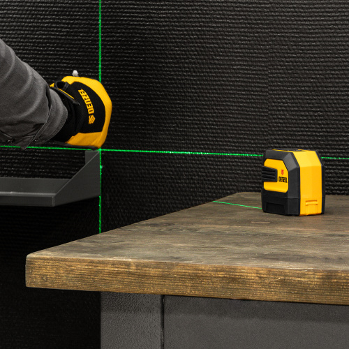 Лазерный уровень LX 03 Green, 30 м, 520 нм, резьба 1/4" Denzel по ценам производителя в Воронеже с доставкой по всей России