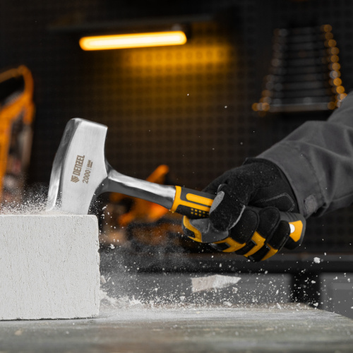 Кувалда 2 кг, цельнометаллическая, двухкомпонентная рукоятка Denzel по ценам производителя в Воронеже с доставкой по всей России