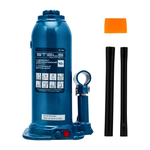 Домкрат гидравлический бутылочный, 10 т, h подъема 222-447 мм Stels по ценам производителя в Воронеже с доставкой по всей России