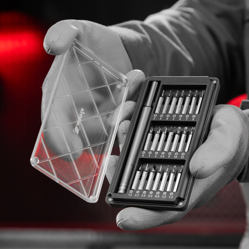 Набор для точных работ 22 в 1, универсальный, сталь CrV Matrix по ценам производителя в Воронеже с доставкой по всей России