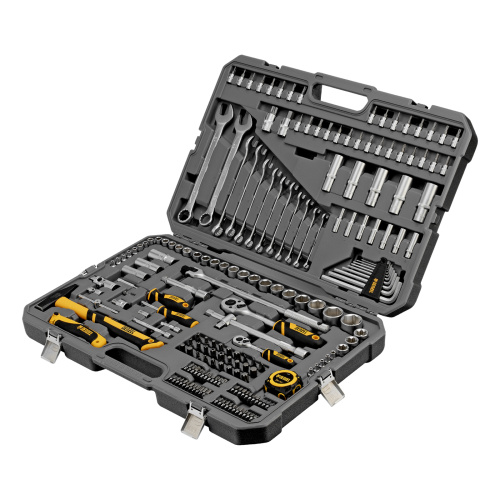 Набор инструментов, 1/2", 1/4", CrV, S2, пластиковый кейс, 194 предмета Denzel по ценам производителя в Воронеже с доставкой по всей России