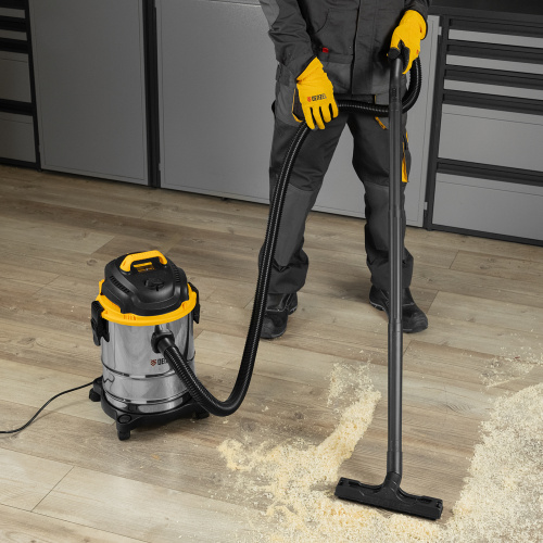 Пылесос строительный SVC15, 1200 Вт, бак 15 л, шланг 2 м Denzel по ценам производителя в Воронеже с доставкой по всей России