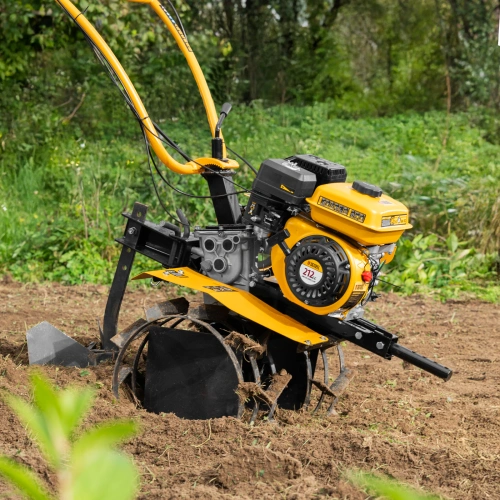 Мотоблок DPT-170S, 7 л.с., ремен.сцеп, фрез 3х4, ШОМ, передачи 2В/1Н Denzel по ценам производителя в Воронеже с доставкой по всей России