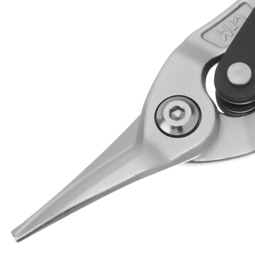 Ножницы по металлу, 270 мм, прямой рез, сталь-CrMo, трехкомпонентные рукоятки Denzel по ценам производителя в Воронеже с доставкой по всей России