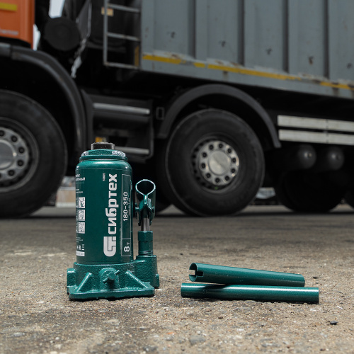 Домкрат гидравлический бутылочный, 8 т, 180-350 мм Сибртех купить в Москве с доставкой по всей России | ProtosMarket.ru