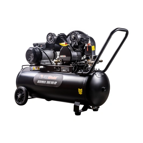 Компрессор масляный ременной AEROMAX 380/100 HP купить в Москве с доставкой по всей России | ProtosMarket.ru