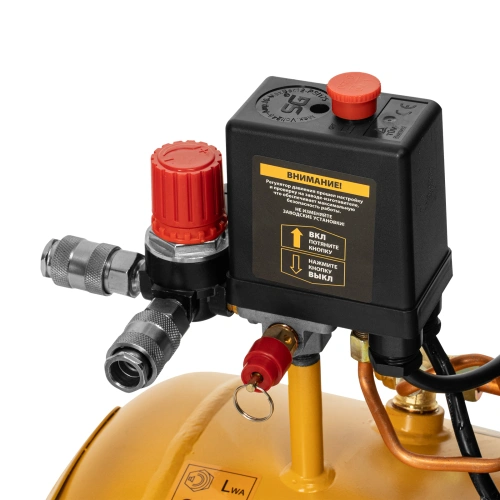 Компрессор воздушный, прямой привод DC1500/50, 1.5 кВт, 50 литров, 220 л/мин Denzel по ценам производителя в Воронеже с доставкой по всей России